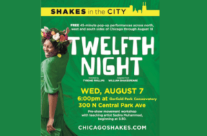 Twelfth Night with Chicago Shakes in the city