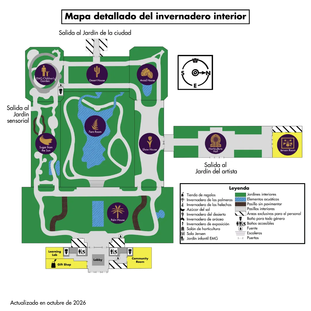 Mapa detallado del invernadero interior thumbnail